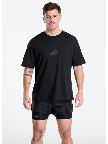 μπλουζάκι adidas z.n.e. loose fit t-shirt black/ black m