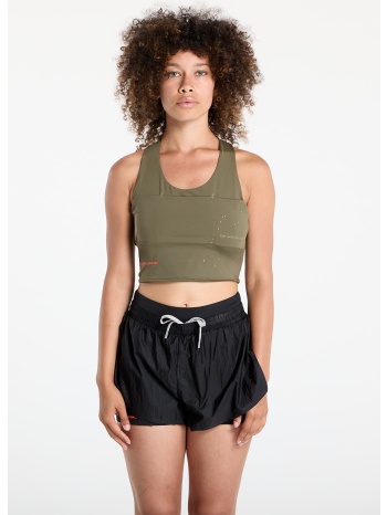 tank top adidas adi365 h.koumori running crop top olive σε προσφορά