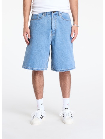 βερμούδες vans check-5 baggy denim shorts blue 32 σε προσφορά