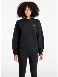 φούτερ adidas by stella mccartney regular sweatshirt black/ black xs