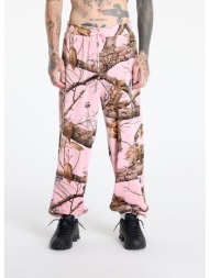 παντελόνια pleasures realtree velour track pants pink edge s