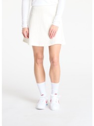 nike sportswear chill knit women`s ribbed mini skirt sail/ sail xs