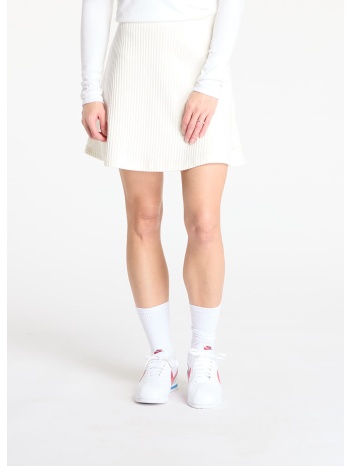 nike sportswear chill knit women`s ribbed mini skirt sail/ σε προσφορά