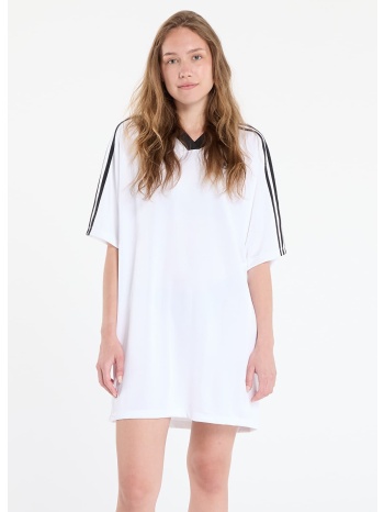 adidas adicolor football jacquard oversize dress white/
