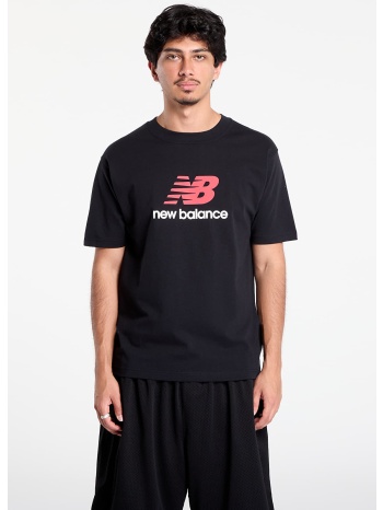 μπλουζάκι new balance athletics logo t-shirt black l σε προσφορά