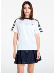 μπλουζάκι adidas adicolor football jacquard t-shirt white xs