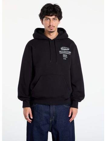φούτερ carhartt wip hooded sandwich sweat unisex black/ σε προσφορά