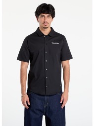 πουκάμισο mitchell & ness branded m&n ss button up black m