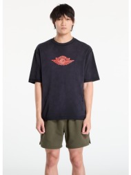 μπλουζάκι jordan rare air men`s t-shirt black/ chile red xs