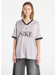 τζέρσεϊ nike sportswear women`s v-neck jersey top college grey/ sail/ black/ black m