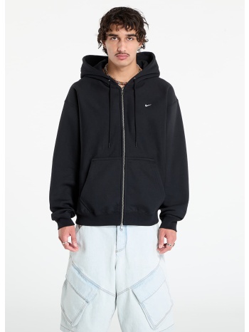 φούτερ nike solo swoosh men`s full-zip fleece hoodie black/ σε προσφορά