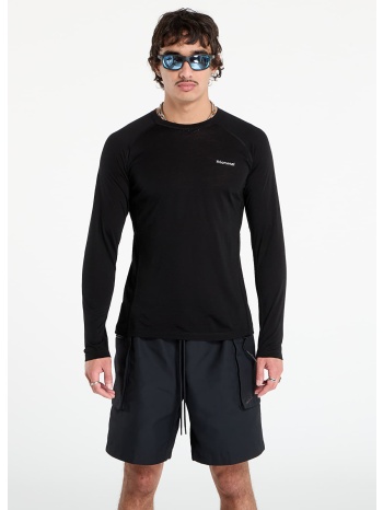 μπλουζάκι nnormal men`s merino long sleeve t-shirt black l