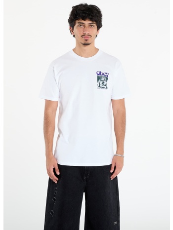 μπλουζάκι obey stop worry now t-shirt white l σε προσφορά