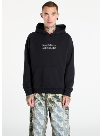 φούτερ new balance athletics classics hoodie black l σε προσφορά