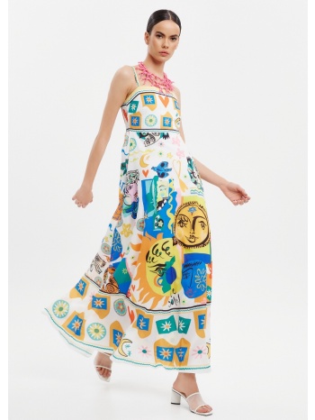 φόρεμα maxi με εμπριμέ μοτίβο σε προσφορά