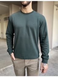 ανδρική κυπαρισσί πικέ μακρυμάνικη μπλούζα 4403k