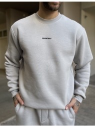 ανδρικό γκρι φούτερ με ...