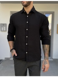 ανδρικό μαύρο γκοφρέ ...