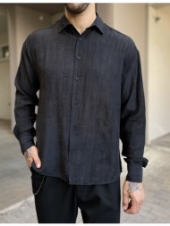 ανδρικό μαύρο πουκάμισο ...