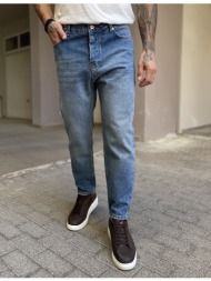 ανδρικό μπλε ξεβαμμένο loose τζιν πεντάτσεπο we2650