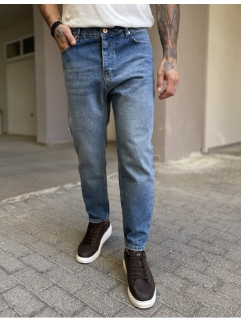 ανδρικό μπλε ξεβαμμένο loose τζιν πεντάτσεπο we2650