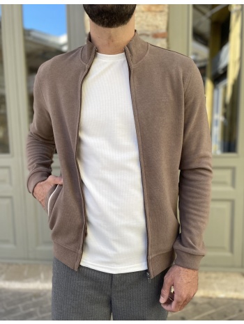 ανδρική πούρο βαμβακερή ζακέτα με γιακά 2330p