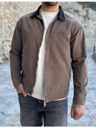 ανδρικό πούρο βαμβακερό jacket με γιακά lc17644