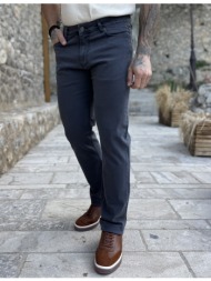 ανδρικό γκρι τζιν ελαστικό σε ίσια γραμμή με φερμουάρ lc16575