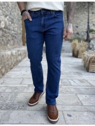 ανδρικό μπλε τζιν ελαστικό σε ίσια γραμμή με φερμουάρ lc17706