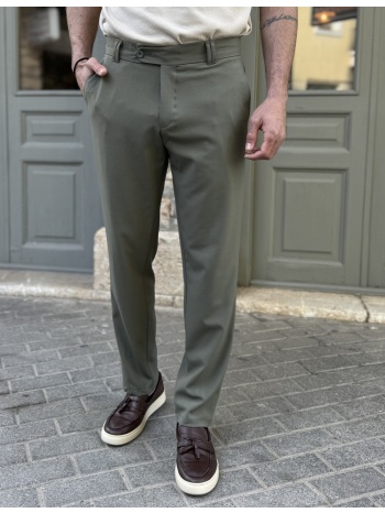 ανδρικό λαδί υφασμάτινο ίσιο παντελόνι fcl5300l