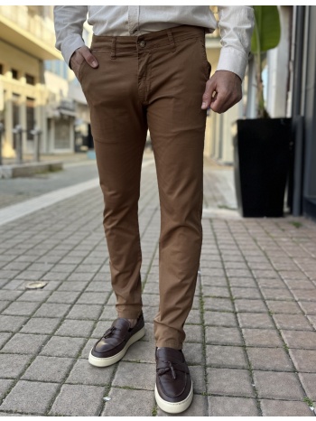 ανδρικό ταμπά παντελόνι υφασμάτινο chinos slim fit 2421