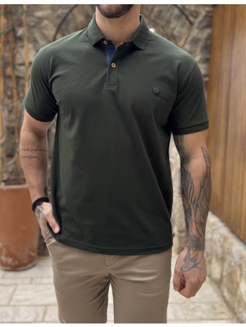 everbest ανδρική κυπαρισσί πικέ polo μπλούζα plus size