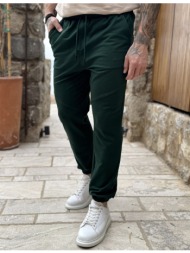 ανδρική πράσινη αθλητική φόρμα με λάστιχο pr2630