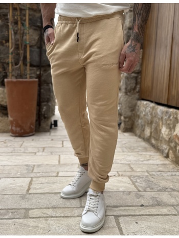 ανδρική ώχρα αθλητική φόρμα με λάστιχο kef2612b