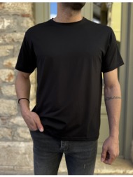everbest ανδρικό t-shirt κοντομάνικο μαύρο 262823m