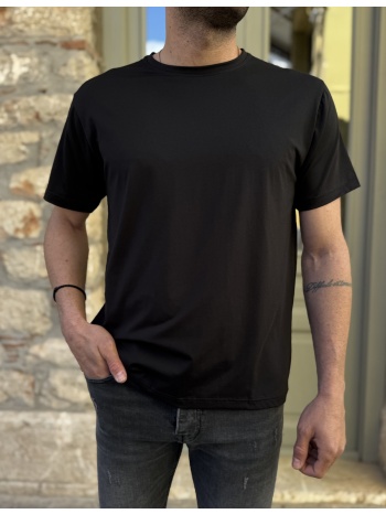 everbest ανδρικό t-shirt κοντομάνικο μαύρο 262823m