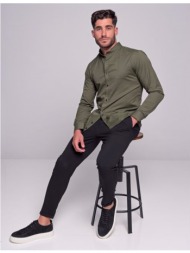 ανδρικό χακί πουκάμισο ...