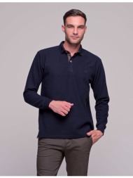 everbest ανδρική navy polo πικέ μπλούζα plus size 2310220n