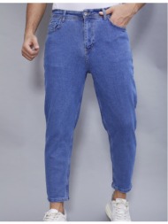 ανδρικό μπλε loose τζιν ελαστικό 8297