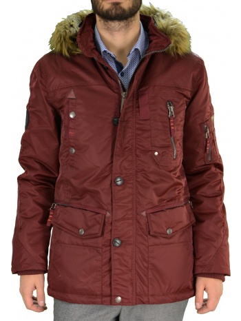 ανδρικό μπουφάν jacket inox μπορντό 16541w