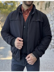 dynamo ανδρικό μαύρο-γκρι μπουφάν διπλής όψεως d3032m