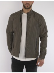 ανδρικό καφέ jacket με γιακά ws1571