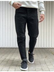 ανδρικό μαύρο loose τζιν ...