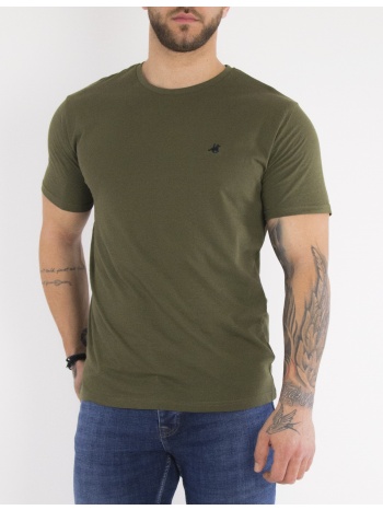 us grand polo ανδρική χακί κοντομάνικη μπλούζα ust031x