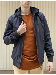 ανδρικό μπλε jacket με κουκούλα ws8032b