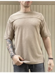 ανδρική μπεζ κοντομάνικη ...