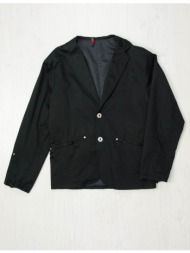 ανδρικό μαύρο μονόχρωμο σακάκι 30666