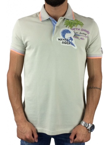 μπλούζα polo tortuga academy or11-35284 (μπεζ) σε προσφορά