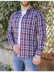 ανδρικό μπλε καρό ...