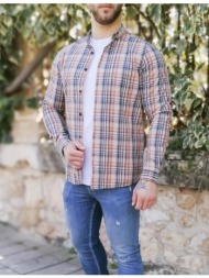 ανδρικό μπεζ καρό ...